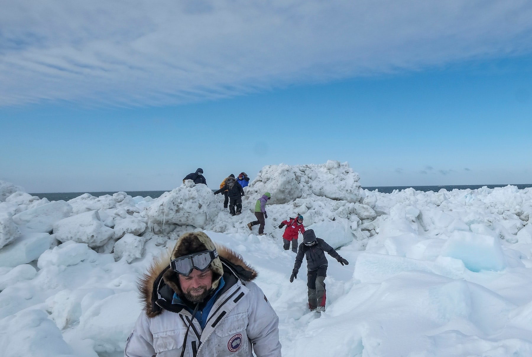 Chris Polashenski in the Arctic