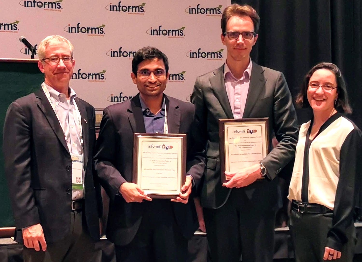 Vikrant Vaze holds INFORMS Outstanding Paper Award