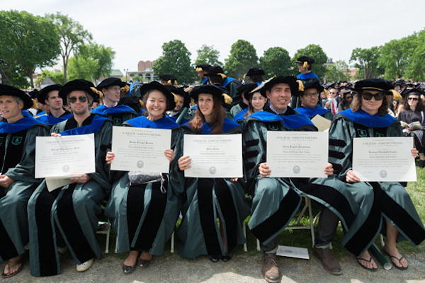 Dartmouth PhDs at Commencement